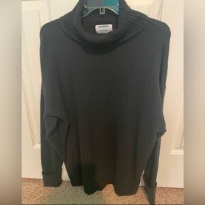 Women’s Old Navy Turtleneck Black Sweater Large L